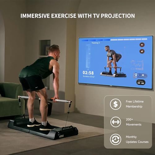 Smart Fitness Board- 6 IN 1 Foldable Home Gym Workout Equipment with Standard,