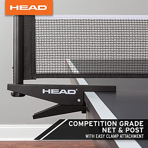 HEAD Summit USA Indoor Table Tennis Table, Competition Grade Net, 10 Minute