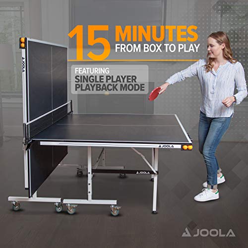 JOOLA Rally TL - Professional MDF Indoor Table Tennis Table w/Quick Clamp Ping