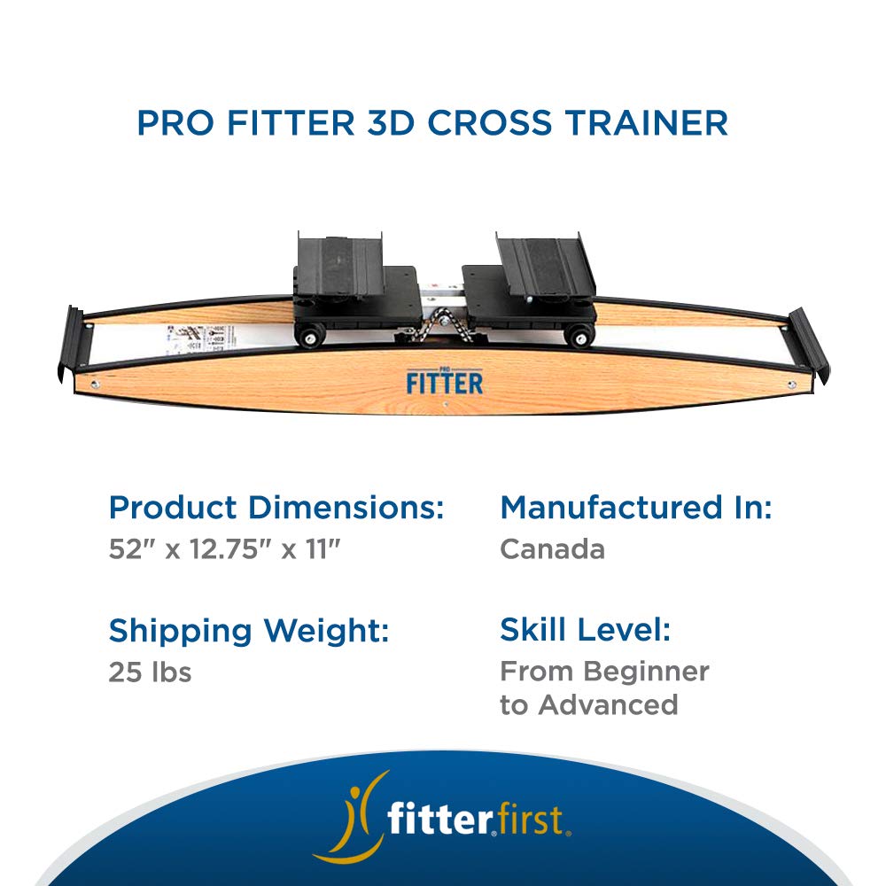 Fitterfirst Pro Fitter 3D Cross Trainer & Ski Trainer